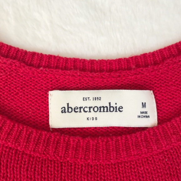 abercrombie kids red sweater - Picture 3 of 3
